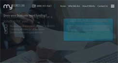 Desktop Screenshot of mybusinessloan.com